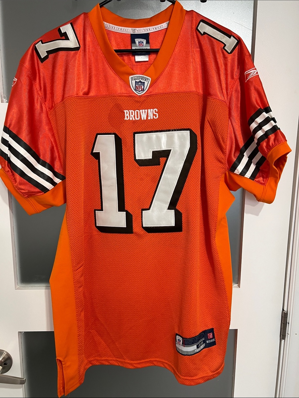Vintage Cleveland Browns Braylon Edwards Reebok Authentic NFL Jersey